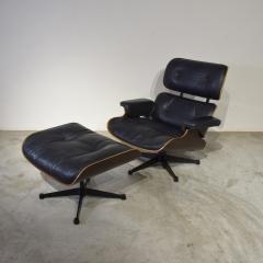 Herman Miller Charles Eames lounge chair with ottoman for Herman Miller 1970s  - 4095874