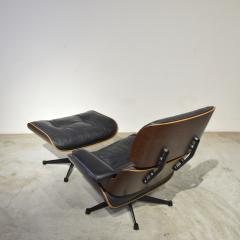 Herman Miller Charles Eames lounge chair with ottoman for Herman Miller 1970s  - 4095876