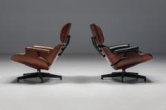 Herman Miller Eames Lounge Chair In Brown with Ottoman for Herman Miller 1960s - 2233439
