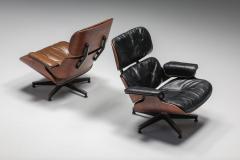 Herman Miller Eames Lounge Chair In Brown with Ottoman for Herman Miller 1960s - 2233442