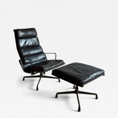 Herman Miller Eames Soft Pad Lounge and Ottoman for Herman Miller c 1990 - 4727995