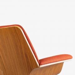 Herman Miller Herman Miller Plywood Swoop Chairs in Terra Cotta by Brian Kane Pair - 4006199