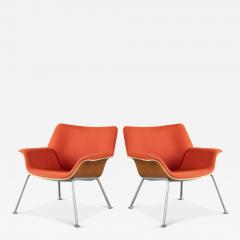 Herman Miller Herman Miller Plywood Swoop Chairs in Terra Cotta by Brian Kane Pair - 4010460