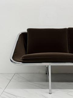 Herman Miller Rare George Nelson for Herman Miller Sling Sofa Model 6832 in Rohleder Velvet - 4710826