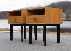 Herman Miller Restored Pair George Nelson for Herman Miller Primavera Basic Series Nightstands - 3975327