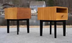 Herman Miller Restored Pair George Nelson for Herman Miller Primavera Basic Series Nightstands - 3975365