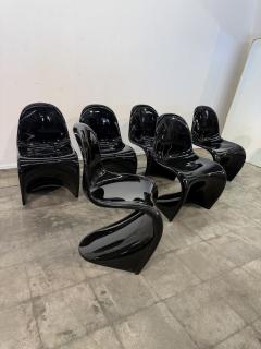 Herman Miller Set of Six S Chairs by Verner Panton for Herman Miller 1970s - 4497864