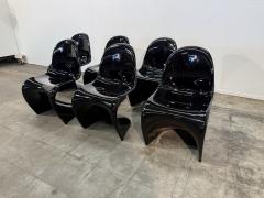 Herman Miller Set of Six S Chairs by Verner Panton for Herman Miller 1970s - 4497869