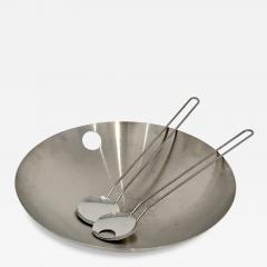 Herstal Denmark Stainless Steel Bowl with Salad Servers - 4016983