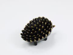Herta Baller Walter Bosse Hedgehog Stackable Brass Ashtrays Herta Baller Austria 1950s - 4214751