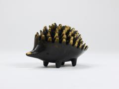 Herta Baller Walter Bosse Hedgehog Stackable Brass Ashtrays Herta Baller Austria 1950s - 4214753