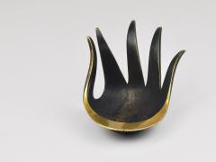 Herta Baller Walter Bosse Sculptural Brass Hand Bowl or Ashtray Herta Baller Austria 1950s - 4641831