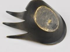 Herta Baller Walter Bosse Sculptural Brass Hand Bowl or Ashtray Herta Baller Austria 1950s - 4641865