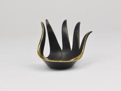 Herta Baller Walter Bosse Sculptural Brass Hand Bowl or Ashtray Herta Baller Austria 1950s - 4641883