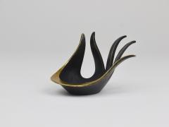 Herta Baller Walter Bosse Sculptural Brass Hand Bowl or Ashtray Herta Baller Austria 1950s - 4641887
