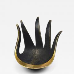 Herta Baller Walter Bosse Sculptural Brass Hand Bowl or Ashtray Herta Baller Austria 1950s - 4642459