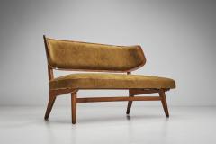 Herta Maria Witzemann Herta Maria Witzemann Settee for Sch rle G lz Stuttgart Germany 1950s - 3018065