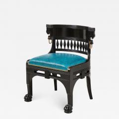 Herter Brothers Herter Brothers ebonized hall chair - 1776582