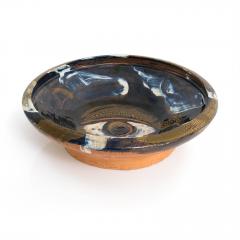 Hertha Hillfon HERTHA HILTON UNIQUE CERAMIC BOWL WITH EYE SWEDEN 1991 - 2773995