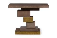 Herv van der Straeten Pair of Herve Van der Straeten French Contemporary Consoles - 4273201