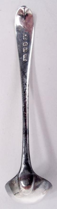 Hester Bateman Hester Bateman English Georgian Neoclassical Open Salt Spoon 1789 - 4160666