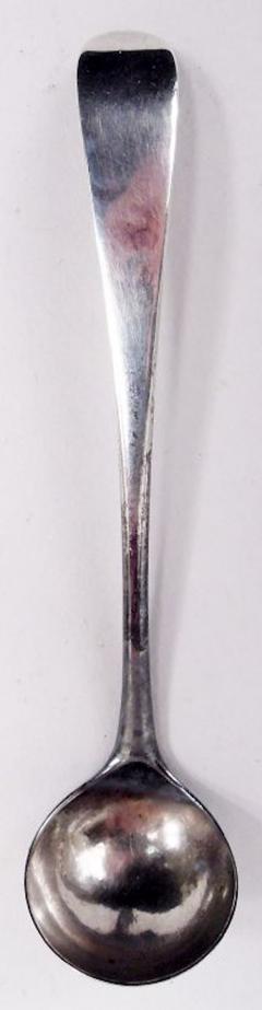 Hester Bateman Hester Bateman English Georgian Neoclassical Open Salt Spoon 1789 - 4160667