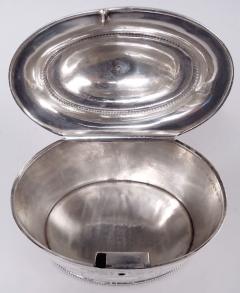 Hester Bateman Hester Bateman English Georgian Neoclassical Tea Caddy with Spoon 1784 - 4337442