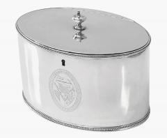 Hester Bateman Hester Bateman Georgian Silver Tea Caddy London 1786  - 4312715
