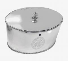 Hester Bateman Hester Bateman Georgian Silver Tea Caddy London 1786  - 4312716