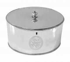 Hester Bateman Hester Bateman Georgian Silver Tea Caddy London 1786  - 4312717