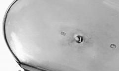 Hester Bateman Hester Bateman Georgian Silver Tea Caddy London 1786  - 4312725