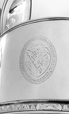Hester Bateman Hester Bateman Georgian Silver Teapot and stand London 1788 - 4339107