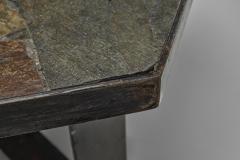 Hexagonal Coffee Table with Stone Top Europe Mid 20th Century - 4528305