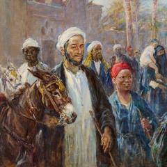 Heywood Hardy Large antique Orientalist oil painting by Heywood Hardy - 3997920