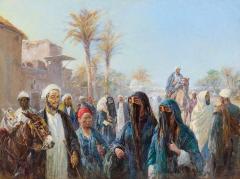 Heywood Hardy Large antique Orientalist oil painting by Heywood Hardy - 3998070