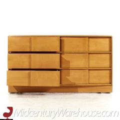 Heywood Wakefield Sculptra Mid Century Wheat 6 Drawer Dresser - 3688127