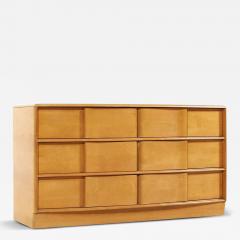 Heywood Wakefield Sculptra Mid Century Wheat 6 Drawer Dresser - 3690337