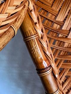 Hideaki Honma Large Striking Japanese Bamboo Sculpture Honma Hideaki - 4179323