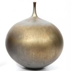 Hideaki Miyamura Globe Vase by Hideaki Miyamura in Bronze Glaze - 4315823