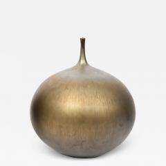 Hideaki Miyamura Globe Vase by Hideaki Miyamura in Bronze Glaze - 4319745