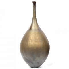 Hideaki Miyamura Tall Vase by Hideaki Miyamura in Bronze Glaze - 4316274