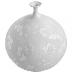 Hideaki Miyamura White Crystaline Vase Grouping by Hideaki Miyamura - 4316108
