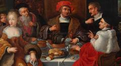 Hieronymus Francken The Parable of the Rich Man and Lazarus - 4640993