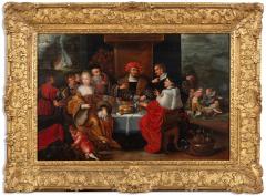 Hieronymus Francken The Parable of the Rich Man and Lazarus - 4640996