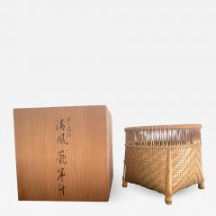 Higashi Takesonosai Japanese Bamboo Basket by Higashi Takesonosai - 1220901