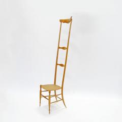 High Back Coat Hanger Chiavari Chair Italy 1950s - 3503456