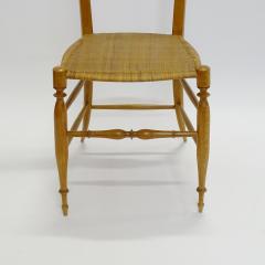 High Back Coat Hanger Chiavari Chair Italy 1950s - 3503457