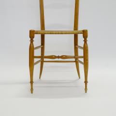 High Back Coat Hanger Chiavari Chair Italy 1950s - 3503458