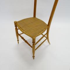 High Back Coat Hanger Chiavari Chair Italy 1950s - 3503459