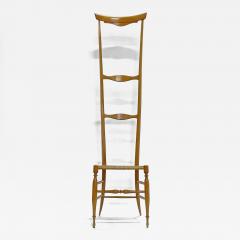 High Back Coat Hanger Chiavari Chair Italy 1950s - 3505597